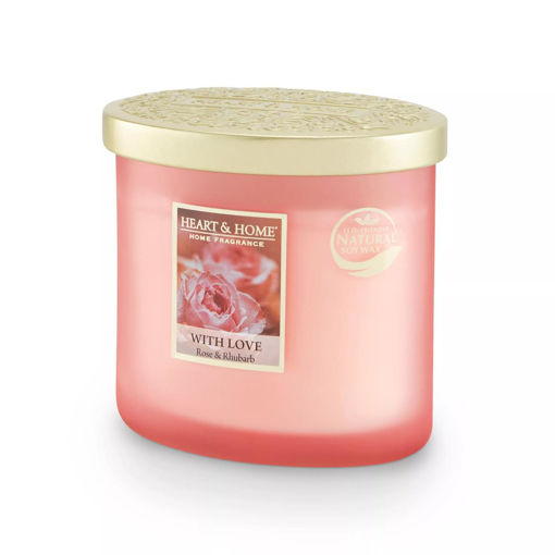 Picture of H&H TWIN WICK SCENTED CANDLE - WITH LOVE